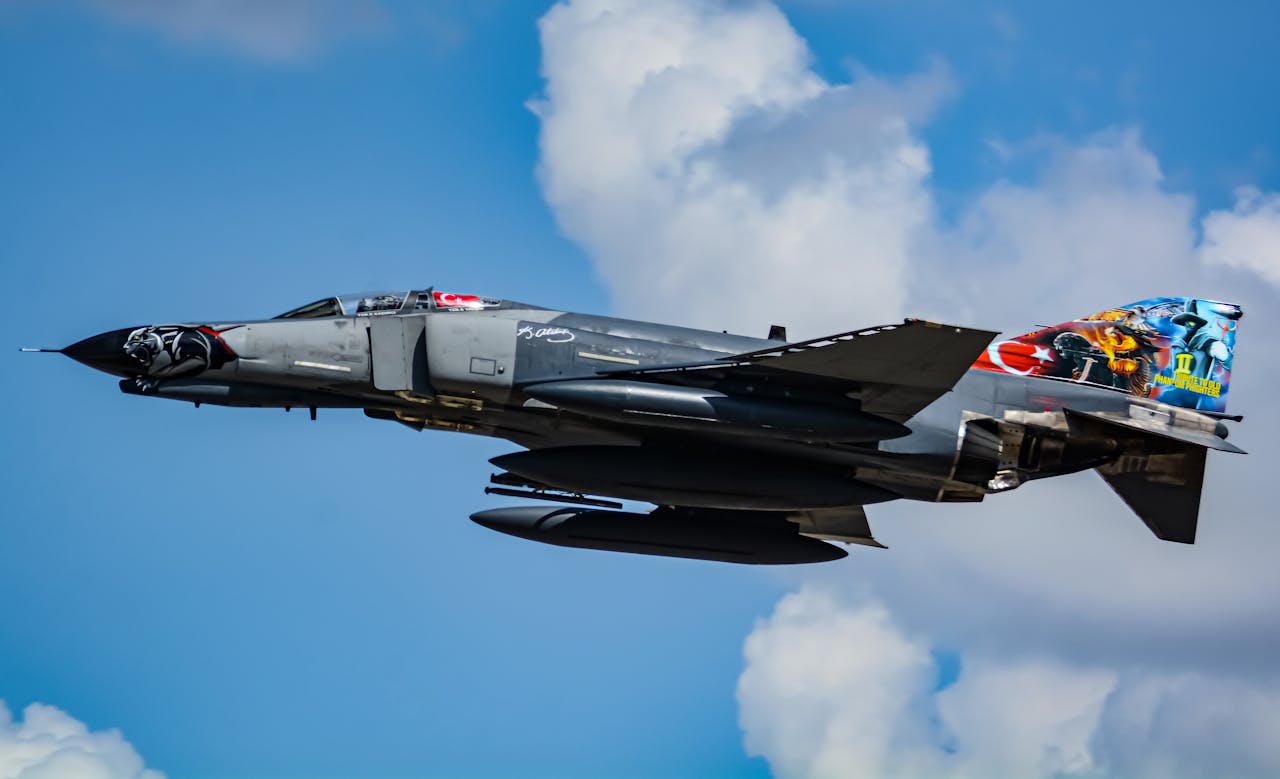 Anatolian Eagle 2022 exercises  in Konya, The McDonnell Douglas Turkish Air Force F-4E Phantom Terminator 2020 Color of Nato